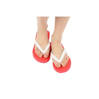 画像12: 日本製ビーチサンダル 九十九 | 台カラー レッド