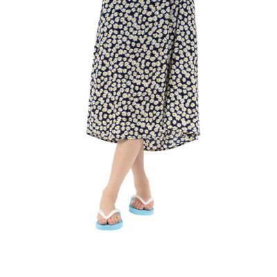 画像15: 日本製ビーチサンダル 九十九 | 台カラー アクアブルー