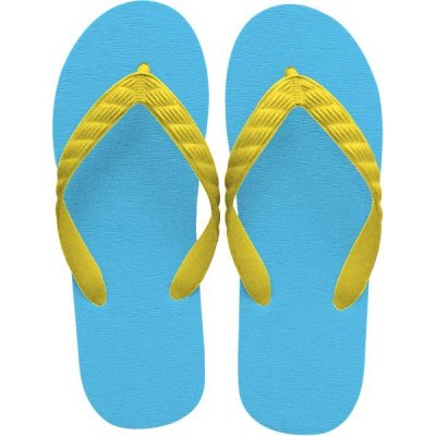 画像7: 日本製ビーチサンダル 九十九 | 台カラー アクアブルー