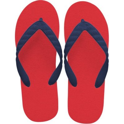 画像4: 日本製ビーチサンダル 九十九 | 台カラー レッド