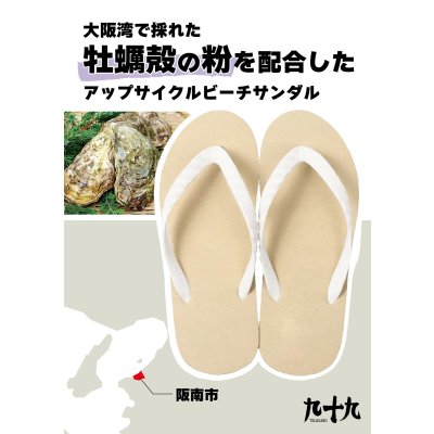 画像1: 大阪湾で採れた牡蠣の殻の粉を配合したアップサイクル
