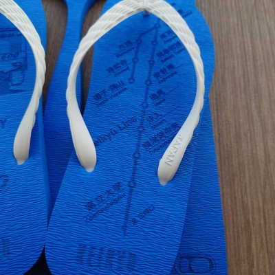 画像2: 【数量限定】京急コラボ｜路線図ビーチサンダル｜KEIKYU BLUE 