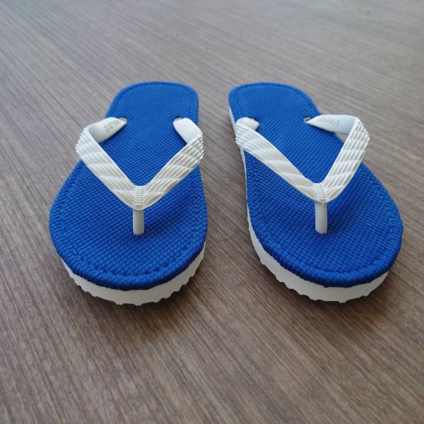 画像6: 「刺子生地」 ロイヤルブルー 23〜26cm 4サイズ (6)