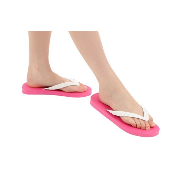 画像15: 日本製ビーチサンダル 九十九 | 台カラー トロピカルピンク (15)