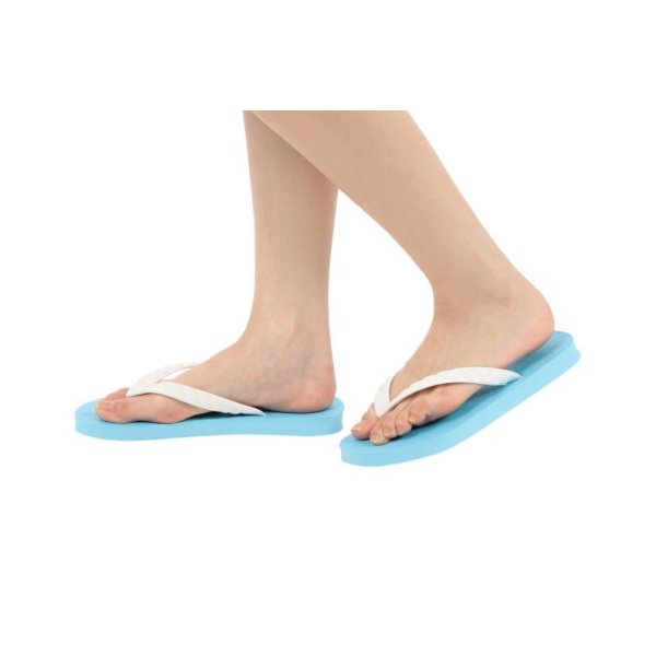 画像13: 日本製ビーチサンダル 九十九 | 台カラー アクアブルー (13)