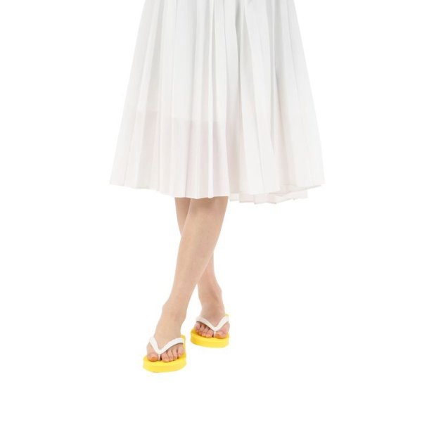 画像15: 日本製ビーチサンダル 九十九 | 台カラー イエロー (15)