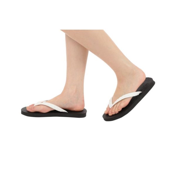 画像14: 日本製ビーチサンダル 九十九 | 台カラー ブラック (14)