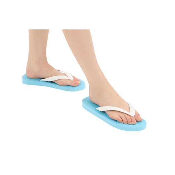 画像14: 日本製ビーチサンダル 九十九 | 台カラー アクアブルー (14)