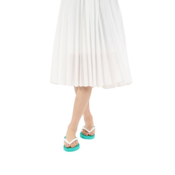 画像15: 日本製ビーチサンダル 九十九 | 台カラー グリーン (15)