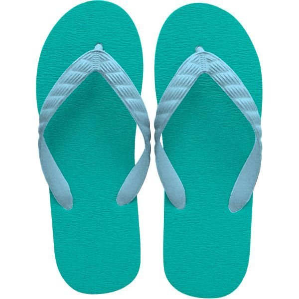 画像5: 日本製ビーチサンダル 九十九 | 台カラー グリーン (5)