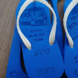 画像: 【数量限定】京急コラボ｜路線図ビーチサンダル｜KEIKYU BLUE 